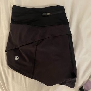 Lululemon Speed Up Shorts 2.5 Black